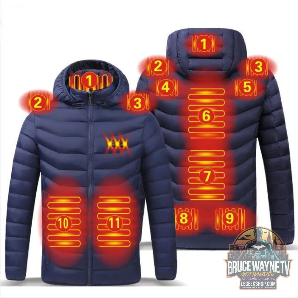Veste Chauffante Homme USB Rechargeable Hiver - Veste Chauffante Homme