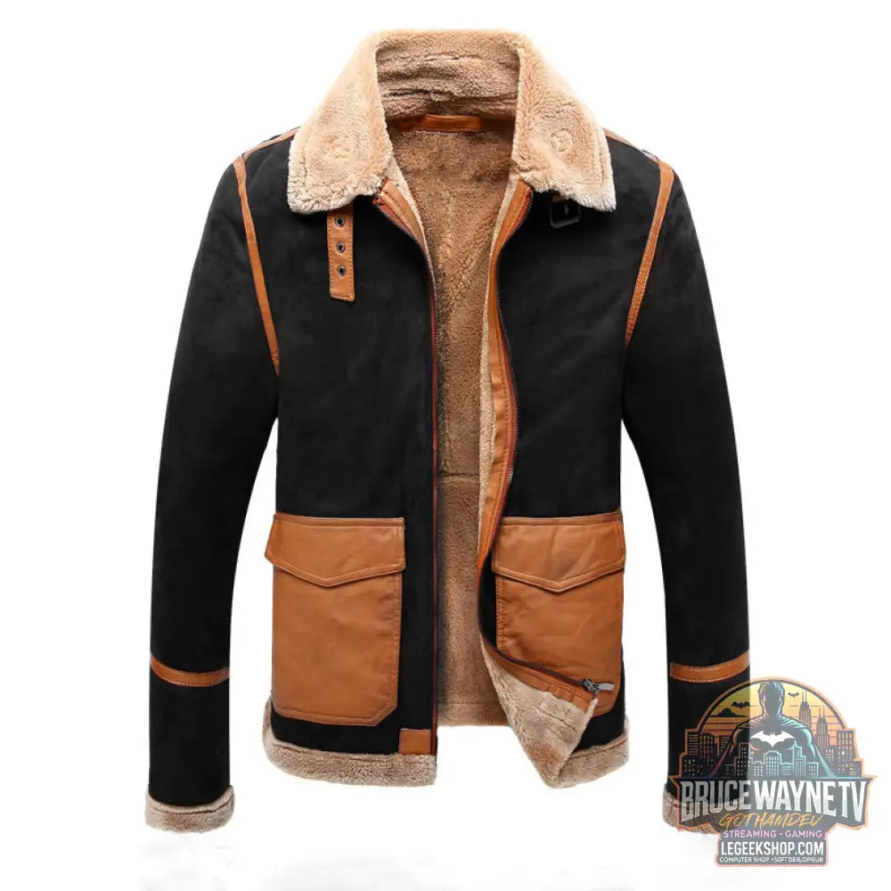 Veste Hiver Fourrure Épaissie Coton Style Coréen - Black / M - Veste Hiver