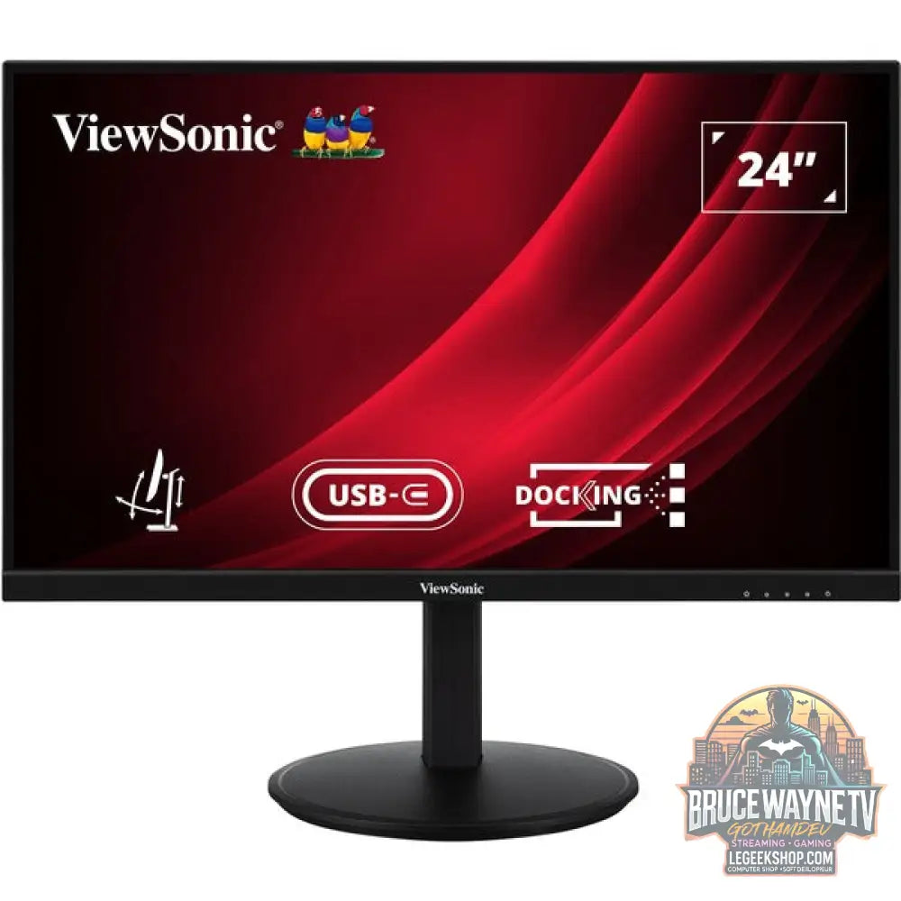 ViewSonic VG2409U-2 24" Full HD IPS 100 Hz - ViewSonic - vue 3