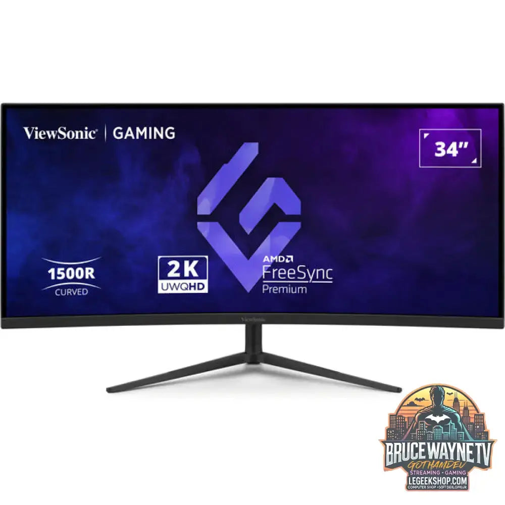 ViewSonic VX3418C-2K 34" QHD/WQHD VA 180 Hz - ViewSonic - vue 2