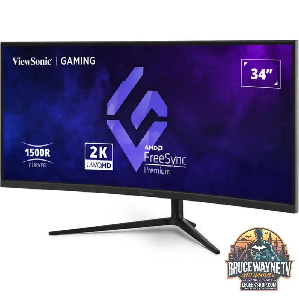 ViewSonic VX3418C-2K 34" QHD/WQHD VA 180 Hz - ViewSonic - vue 3