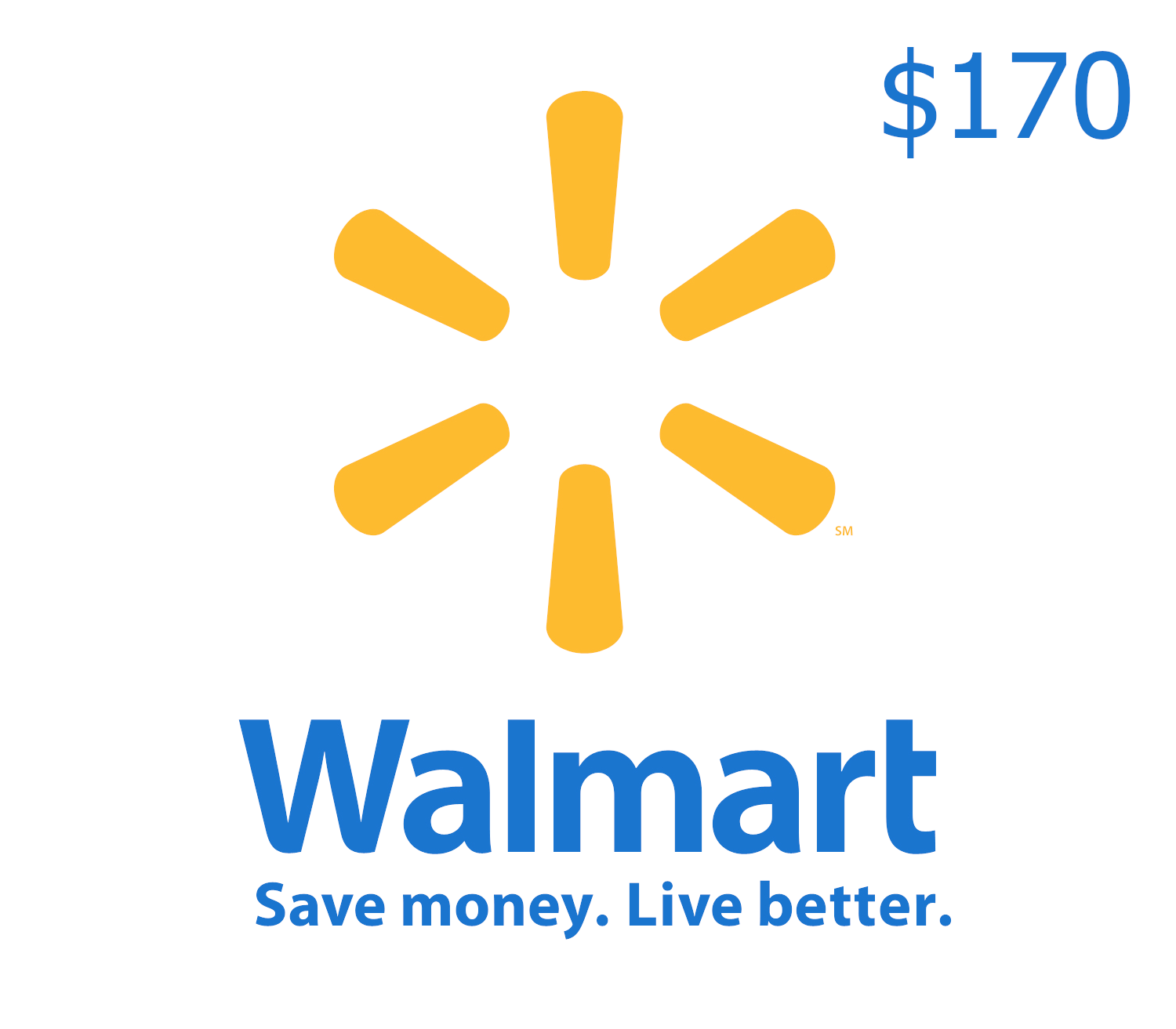 Walmart $170 Gift Card CA