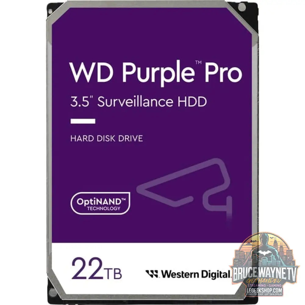 WD Purple Pro 22TB, Festplatte SATA 6 Gb/s, 3,5" - WD - vue 2