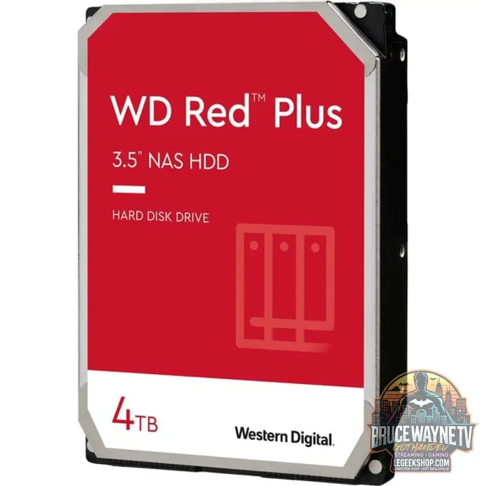 WD Red Plus NAS-Festplatte 4 TB SATA 6 Gb/s, 3,5", 24/7 - WD - vue 2