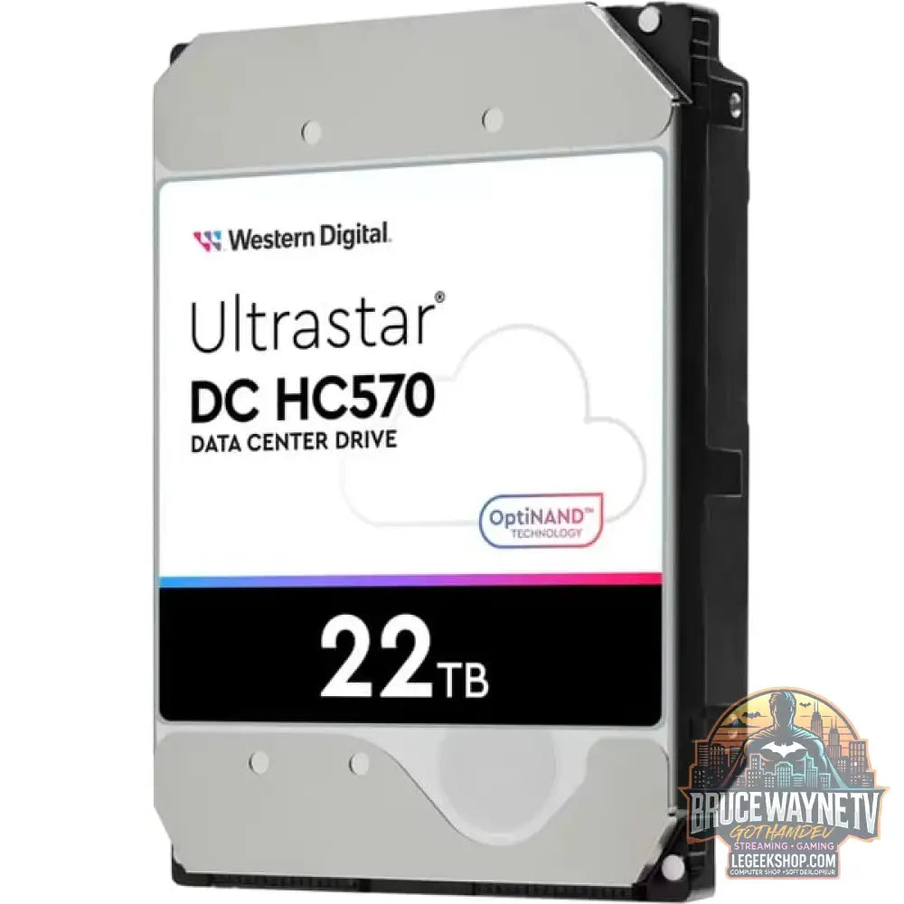 WD Ultrastar DC HC570 22TB, Festplatte SATA 6 Gb/s, 3,5", SE - WD - vue 3