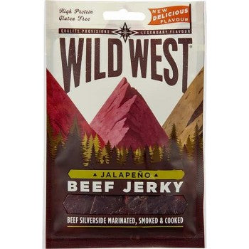 Wild West Beef Jerky Jalapeno 25 Gr x 16