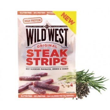 Wild West Steak Strips Original 25 Gr x 16