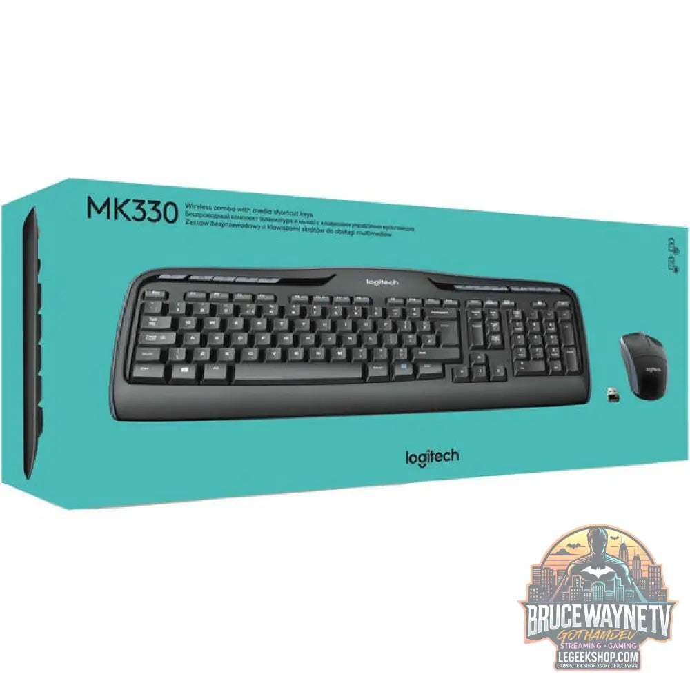 Wireless Combo MK330 - Logitech - vue 3