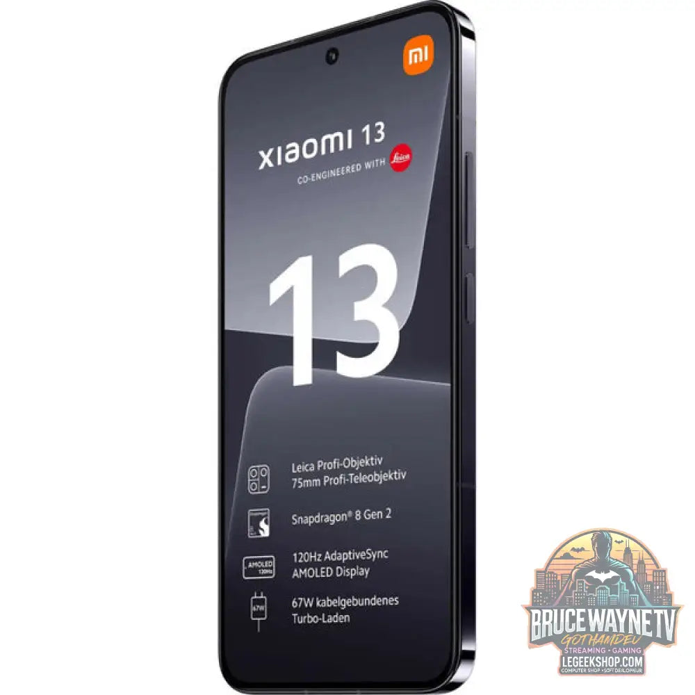Xiaomi 13 256GB, (Schwarz, 8 Go) 5G - Xiaomi - vue 4