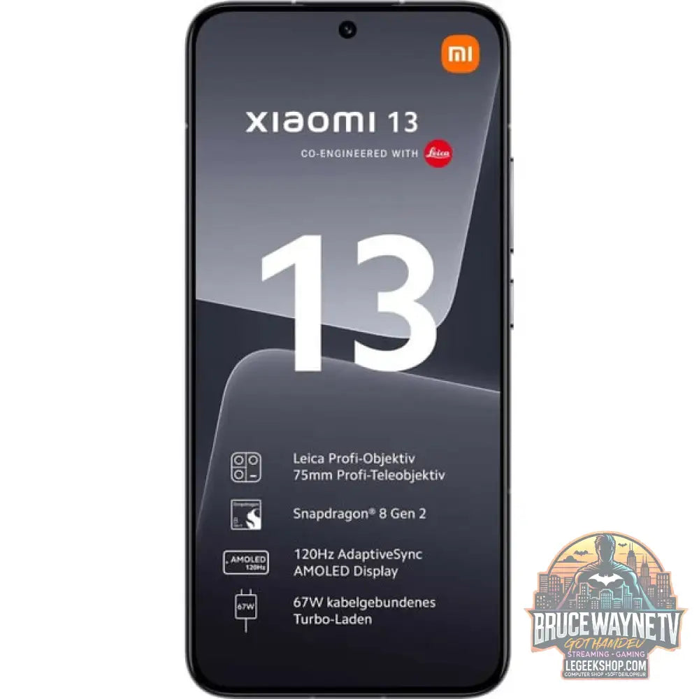 Xiaomi 13 256GB, (Schwarz, 8 Go) 5G - Xiaomi - vue 2