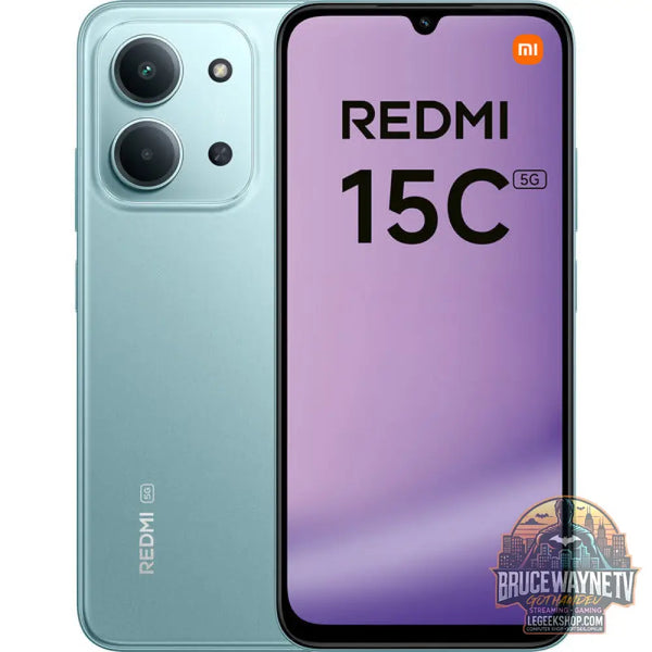 Xiaomi Redmi 15C 5G 128GB, (Mint Green, Hyper OS, 4 Go) - Xiaomi
