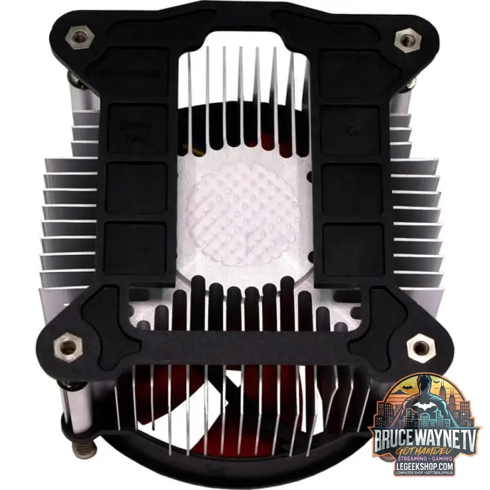 Xilence I250PWM, CPU-Kühler schwarz/rot, 92 mm - Xilence - vue 4