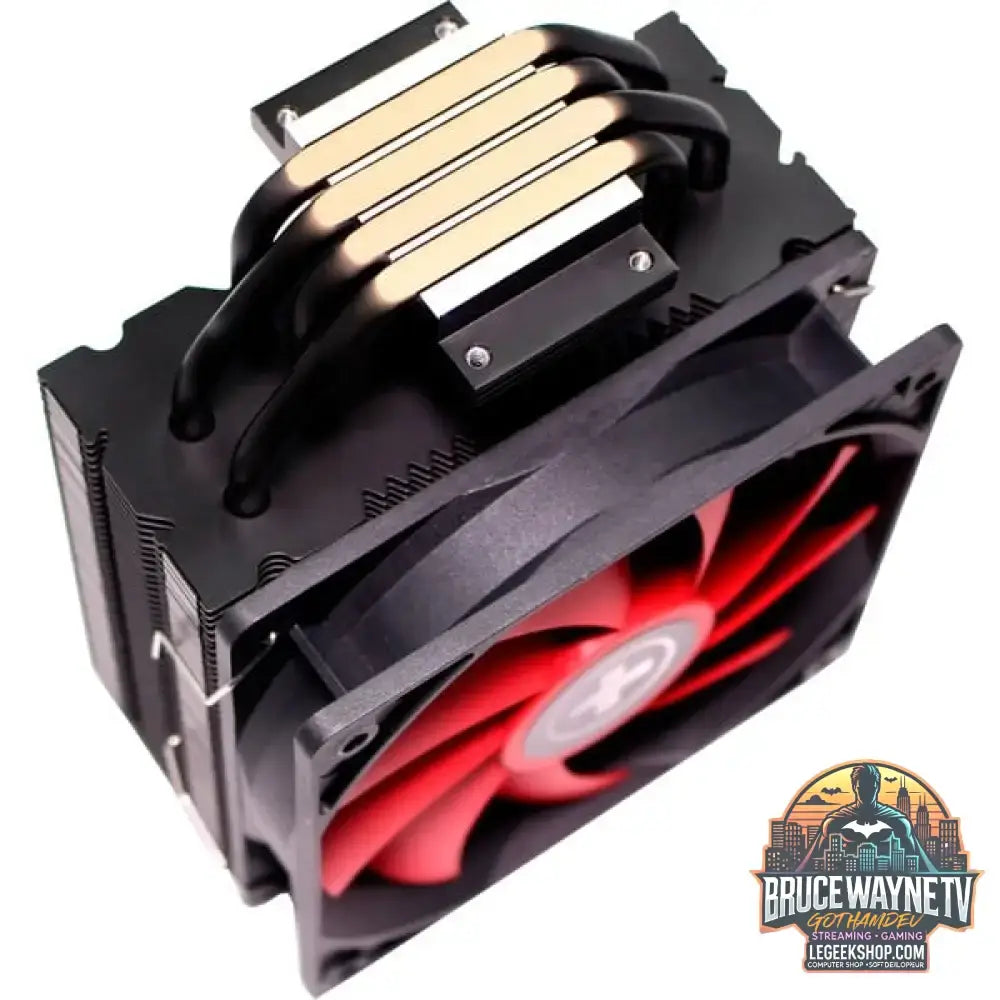 Xilence M704, CPU-Kühler schwarz/rot, 120 mm - Xilence - vue 6