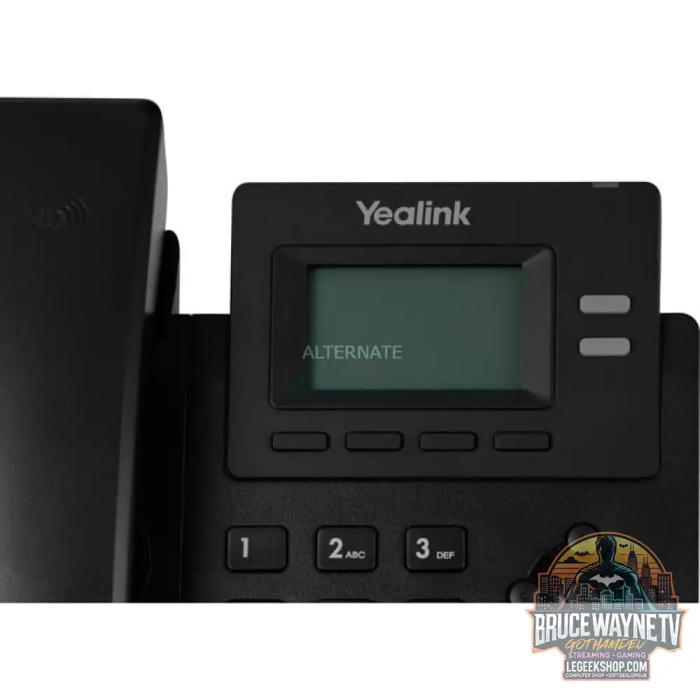 Yealink SIP-T31P, VoIP-Telefon noir - Yealink - vue 2