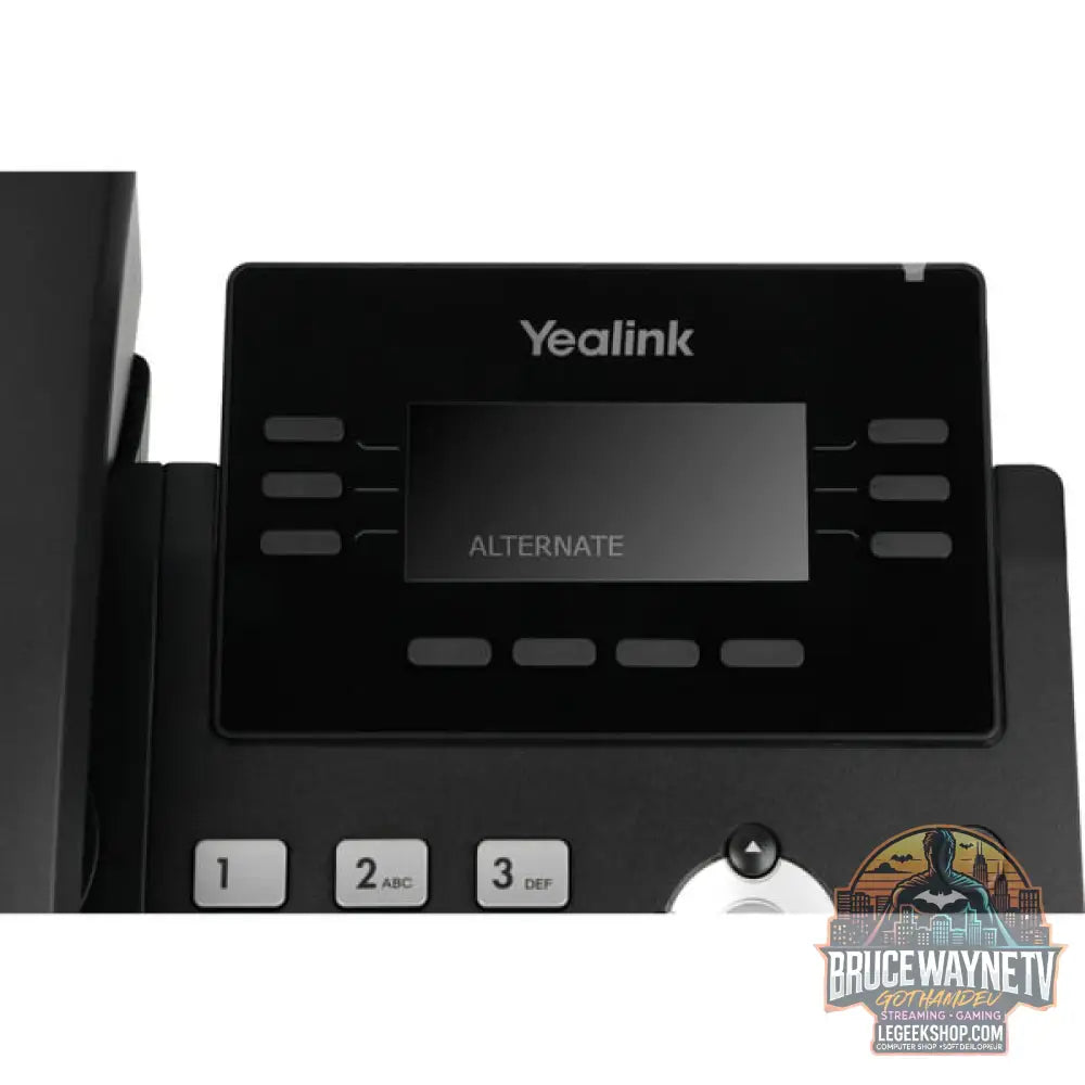 Yealink SIP-T42U, VoIP-Telefon noir - Yealink - vue 3
