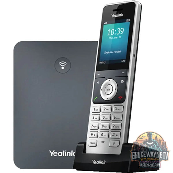 Yealink W76P, VoIP-Telefon noir/argent, Basisstation avec Mobilteil - Yealink