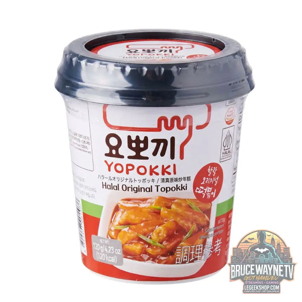 Yopokki Halal Original Topokki Cup topokki de 120 g (lot de 30) - Snacks & boissons importés