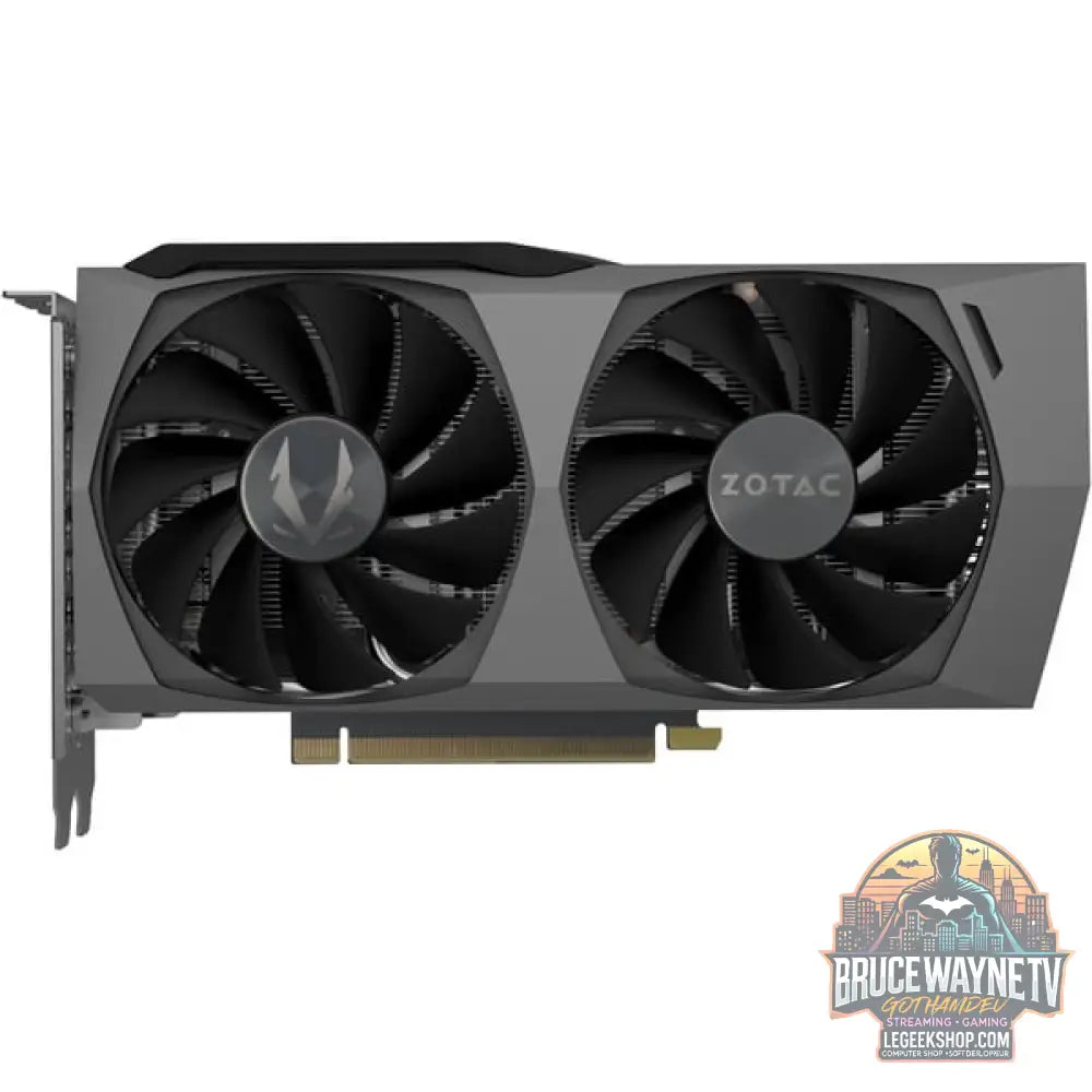 ZOTAC GeForce RTX 3060 Ti TWIN EDGE OC LHR, carte graphique Lite Hash Rate, 3x DisplayPort, 1x HDMI 2.1 - ZOTAC - vue 2