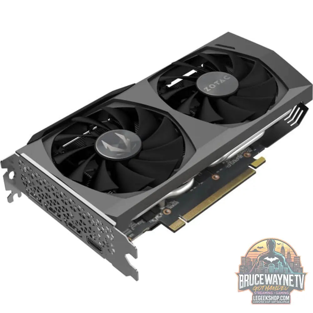 ZOTAC GeForce RTX 3060 Ti TWIN EDGE OC LHR, carte graphique Lite Hash Rate, 3x DisplayPort, 1x HDMI 2.1 - ZOTAC - vue 3