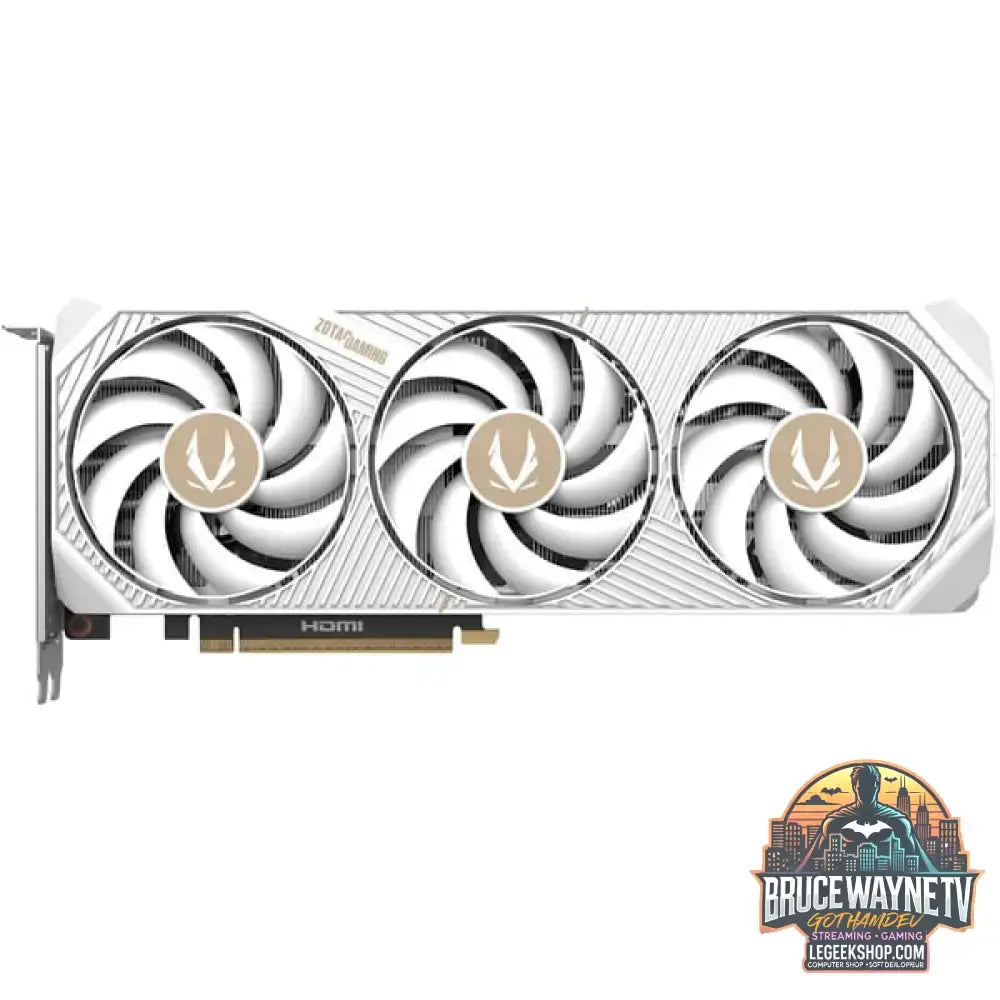 ZOTAC GeForce RTX 5070 AMP WHITE Edition, carte graphique - ZOTAC - vue 3