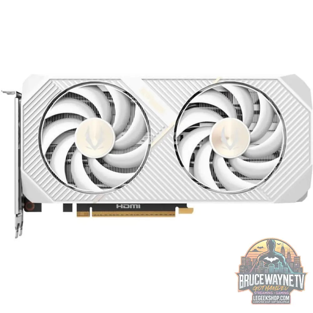 ZOTAC GeForce RTX 5070 Twin Edge OC White Edition, carte graphique DLSS 4, 3x DisplayPort, 1x HDM - ZOTAC - vue 2